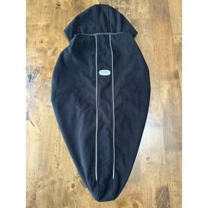 EUC Baby Bjorn‎ accessory hooded fleece cover for carrier black winter